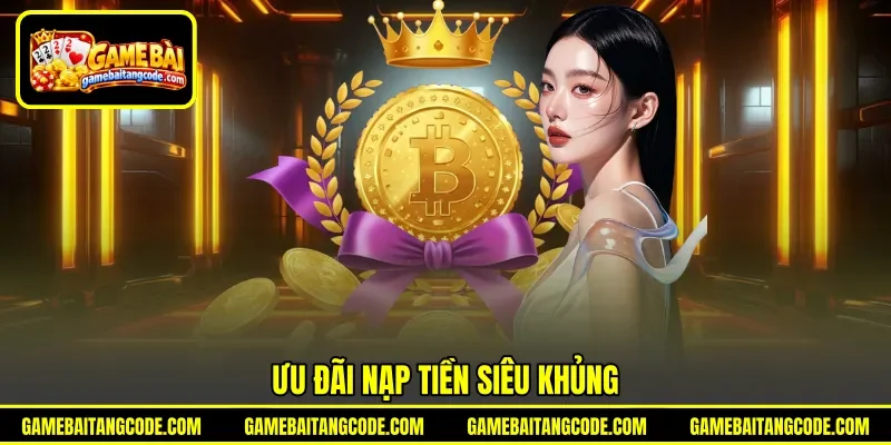Ưu đãi nạp tiền siêu khủng